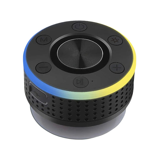 Portable Mini Wireless Speaker Bluetooth-Compatible 5.2 with FM Radio Built-In Mic TWS Subwoofer IPX7 Waterproof Hands-Free Call